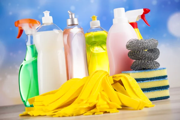 Set of cleaning products — Stock Photo, Image