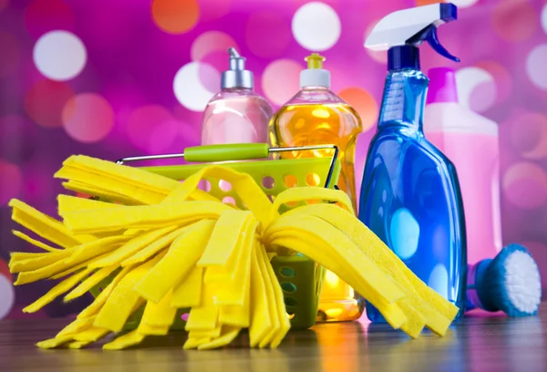 Variety of cleaning products — Stock Photo, Image