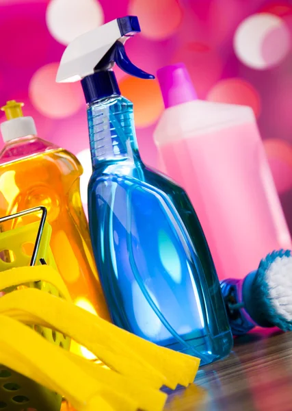 Assorted cleaning products — Stock Photo, Image