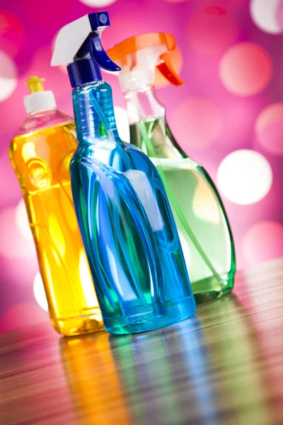 Assorted cleaning products — Stock Photo, Image