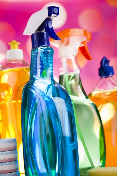 Variety of cleaning products — Stock Photo, Image