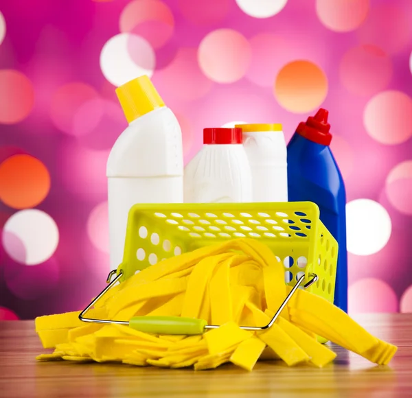 Material de limpeza para trabalhos domésticos — Fotografia de Stock