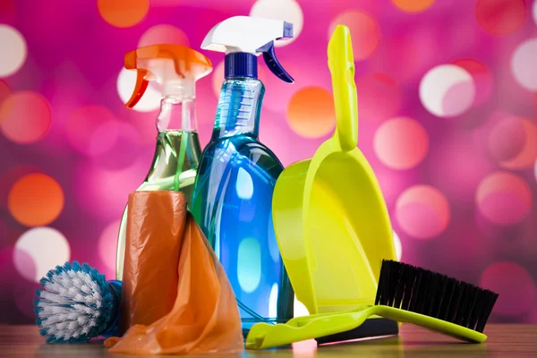 Set of cleaning products — Stock Photo, Image