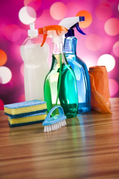 Assorted cleaning products — Stock Photo, Image