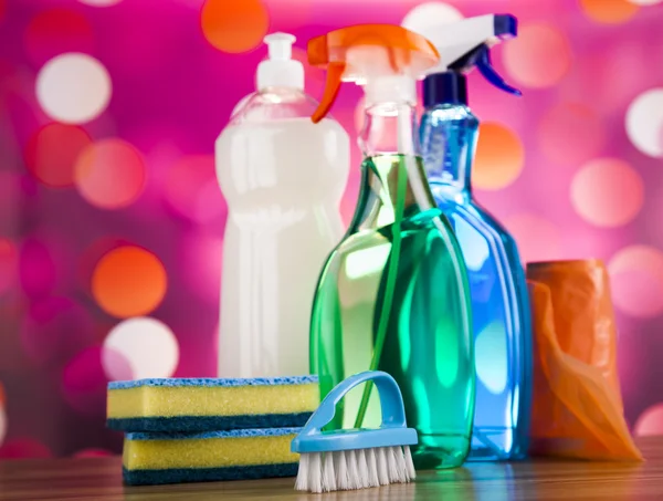 Cleaning products set — Stock Photo, Image