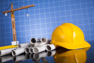 Proje çizimleri, Bina ve inşaat altında Vinçler