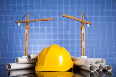 Crane, Emanet kask, planları ve inşaat siteleri