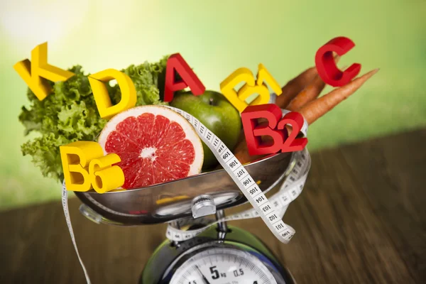 Vitamine en Fitness dieet, levensstijl concept — Stockfoto