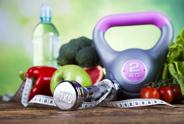 Fitness Comida, dieta, composición vegetal — Foto de Stock