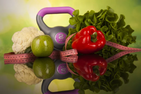 Fitness Cibo, dieta, composizione vegetale — Foto Stock