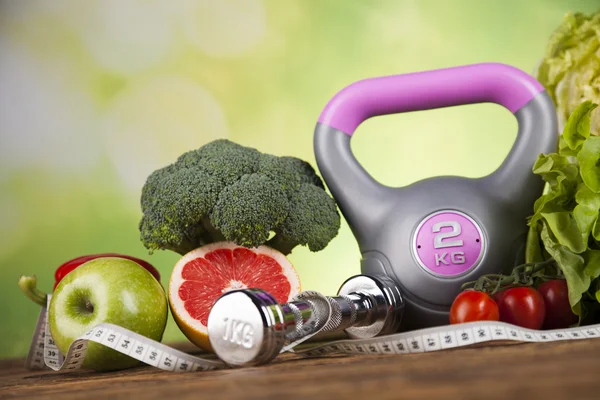Dieta e fitness, conceito de vitamina — Fotografia de Stock