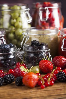 Ev yapımı meyve reçeli Cam Kavanoz