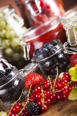 Ev yapımı meyve reçeli Cam Kavanoz