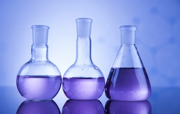 Chemical laboratory glassware — Stock Photo, Image