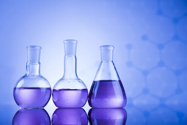 Chemical laboratory glassware — Stock Photo, Image