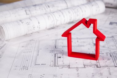 Ev modeli, mimari konsept planları.