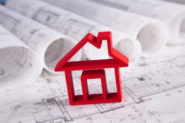 Ev modeli, mimari konsept planları.