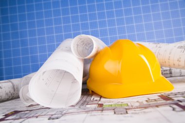 Planları ve Cetveller ile zor şapka