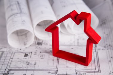 Ev modeli, mimari konsept planları.