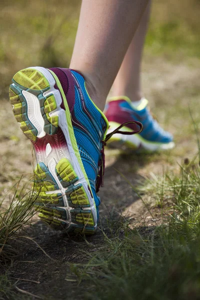 Young fitness woman running, — Stock Photo, Image