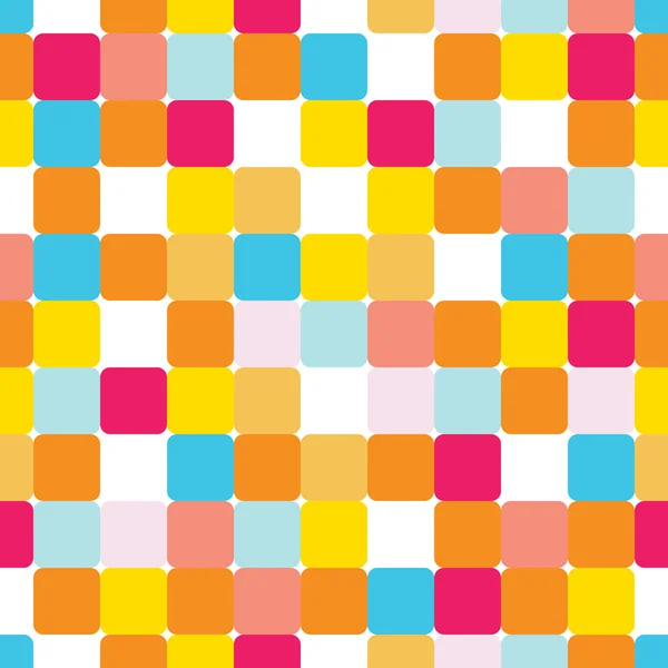 Vector seamless pattern with colorful bricks — Stock Vector