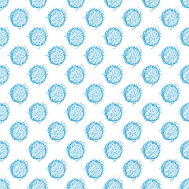 Vektör seamless benekli modeli. Polka Noktalı desene.