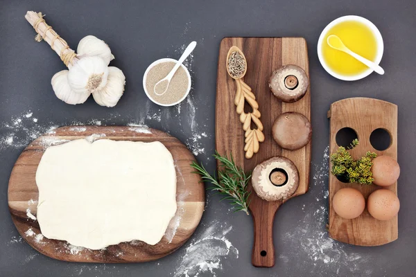 BakingI Ingredientes y Utensilios — Foto de Stock