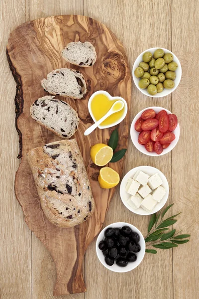 Selección griega de Antipasti — Foto de Stock