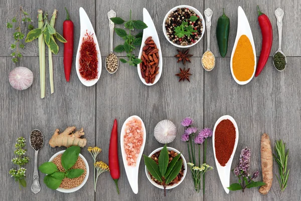 Herbs and Spices — Stock Photo, Image