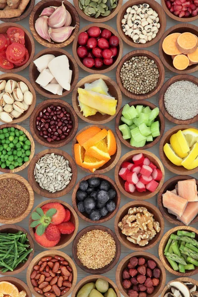 Süper gıda diyet seçimi — Stok fotoğraf