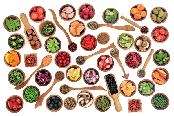 Health and Super Food Sampler — Stock Photo, Image
