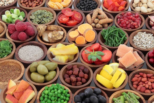 Wybór zdrowych Superfood — Zdjęcie stockowe