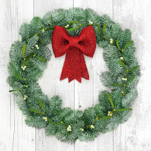 Christmas Wreath Decoration — Stock Photo, Image