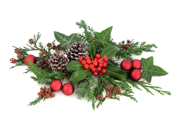 Decorazione naturale di Natale — Foto Stock