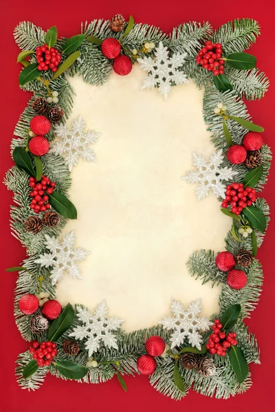 Christmas Background Border — Stock Photo, Image