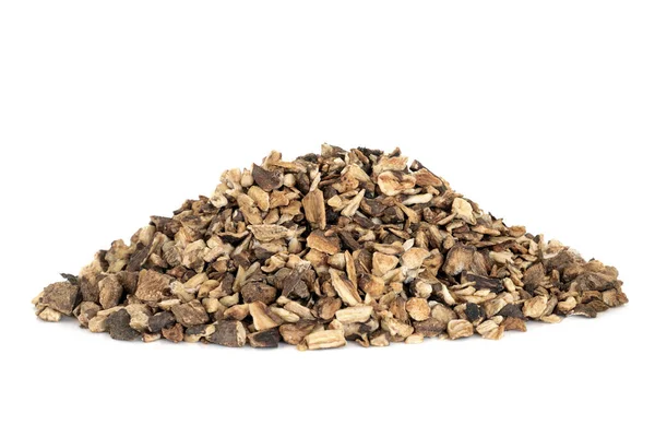 Burdock Root Herb Used Herbal Medicine Treat Psoriasis Acne Anorexia — Stock Photo, Image