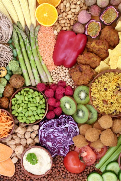 Gesunde Ernährung Für Einen Veganen Lebensstil Plant Based Eco Friendly — Stockfoto