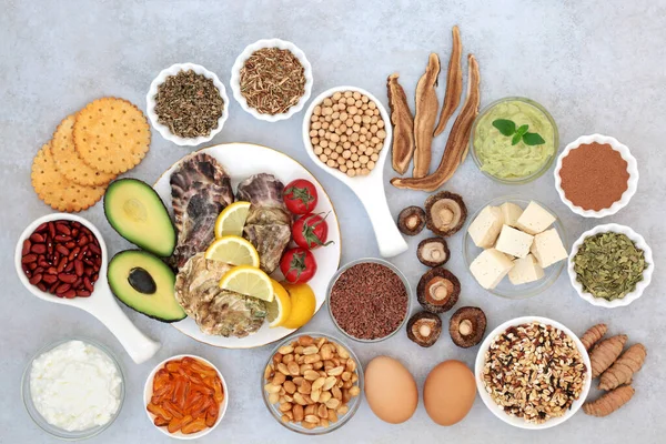 Gesunde Ernährung Und Pflanzliche Medizin Zur Linderung Von Manie Bipolaren — Stockfoto