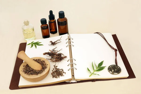 Valerian Herb Root Used Plant Based Herbal Medicine Alternative Tranquiliser — Stock Photo, Image