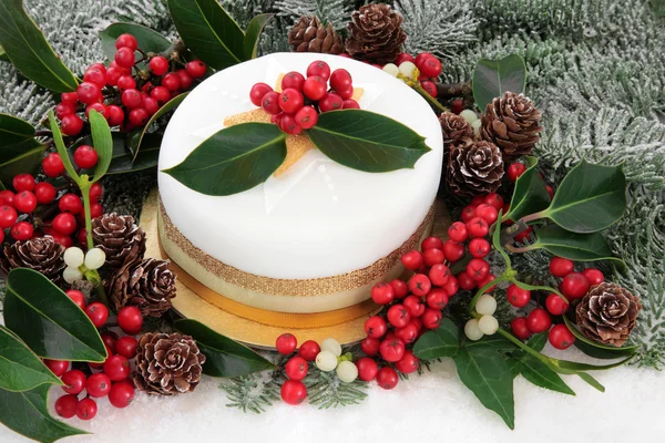 Luxury Christmas Cake — Stock Photo, Image