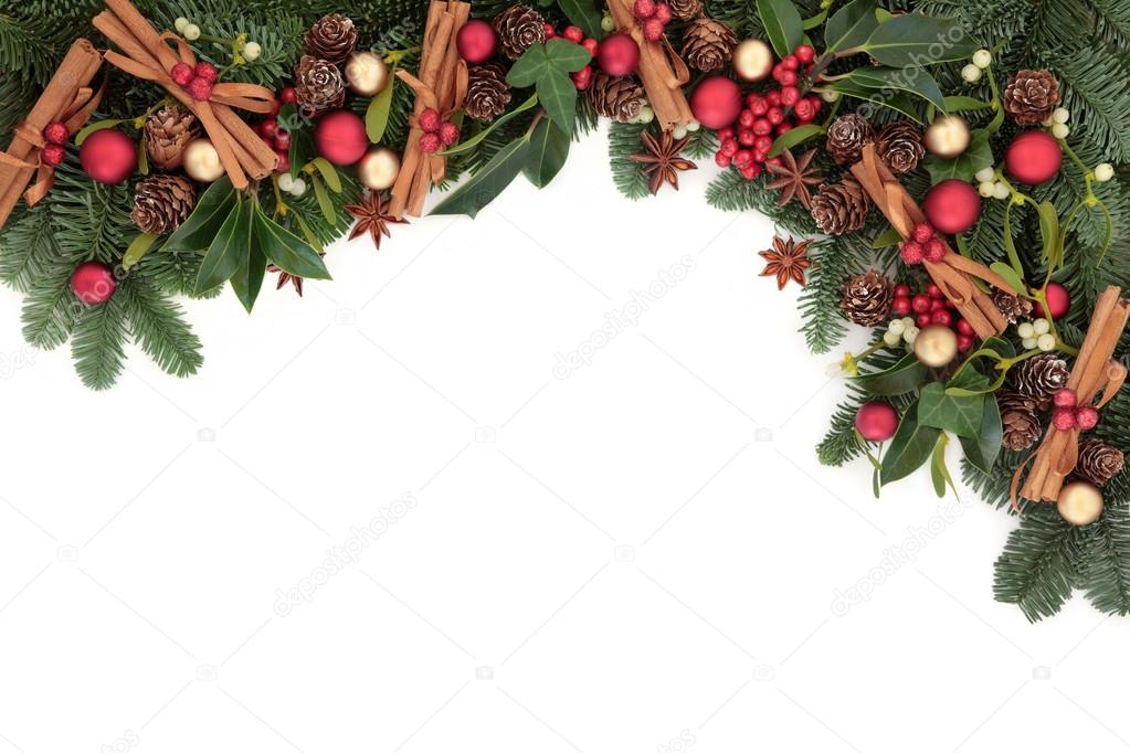 Festive Christmas Border