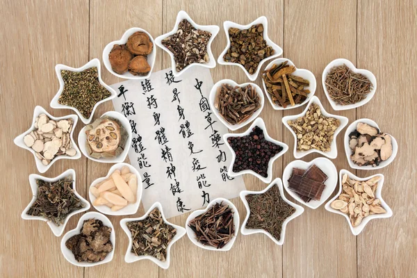 Chinese Herbal Medicine — Stock Photo, Image