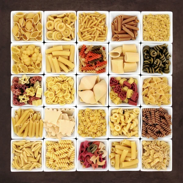 Grote Pasta Sampler — Stockfoto