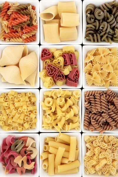 Forme di pasta — Foto Stock