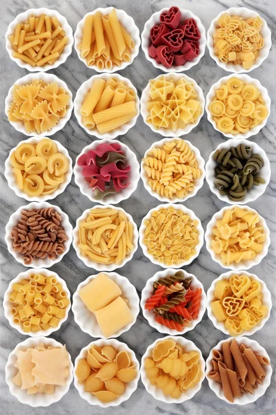 Pasta su Marmo — Foto Stock