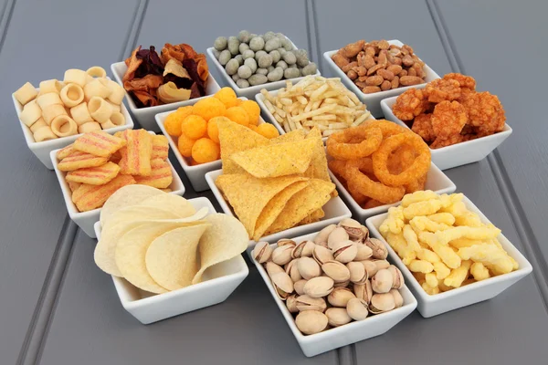 Snack Selección de alimentos —  Fotos de Stock
