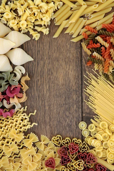 Italian Pasta Border — Stock Photo, Image