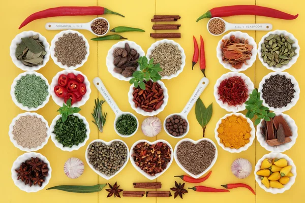 Spice and Herb Sampler — Stock Photo, Image