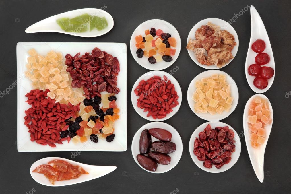 Healthy Dried Fruit — Stock Photo © marilyna 63619357