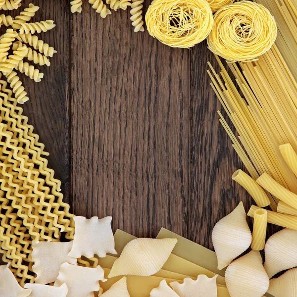 Pasta Background Border — Stock Photo, Image